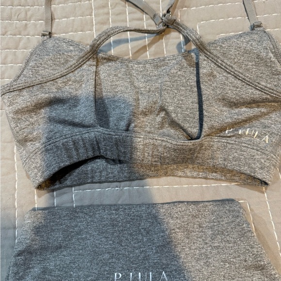 P'tula Heather Gray Activewear Set - Picture 3 of 6